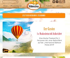 Valensina Wolke 7 Gewinnspiel, Valensina Gewinnspiel