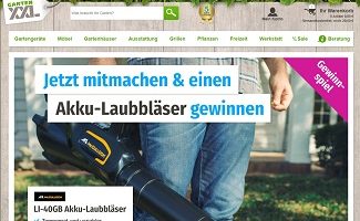 McCulloch Akku-Laubbläser Gewinnspiel, Garten XXL Gewinnspiel