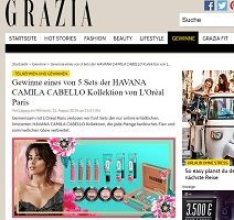 L'Oréal Beauty Paket Gewinnspiel, Grazia Gewinnspiel