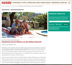 Aktion Mensch Glückslos Gewinnspiel, Hörzu Gewinnspiel