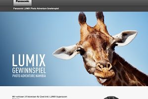 Namibia Reise Gewinnspiel, Panasonic Gewinnspiel