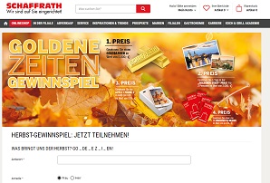 Schaffrath Herbst Gewinnspiel, Schaffrath Gewinnspiel