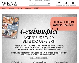 Wenz Schmuck Gewinnspiel, Wenz Gewinnspiel
