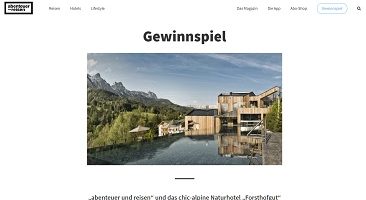 Salzburger Land Urlaub Gewinnspiel abenteuer und reisen Gewinnspiel