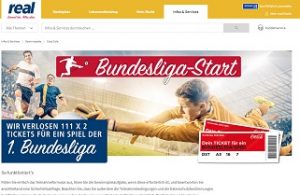 Bundesliga Tickets Gewinnspiel, real Gewinnspiel
