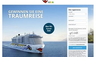 Aida Kanaren und Madeira Kreuzfahrt Gewinnspiel, Aida Gewinnspiel