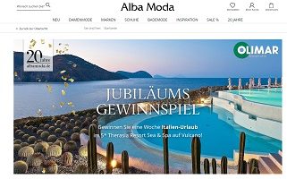 Alba Moda Italien Reise Gewinnspiell, Alba Moda Gewinnspiel