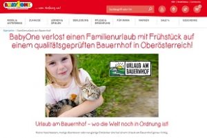 Oberösterreich Familienurlaub Gewinnspiel, BabyOne Gewinnspiel