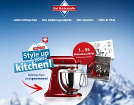 www.bad-reichenhaller.de/kitchenaid, Bad Reichenhaller Gewinnspiel