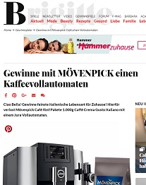 Jura Kaffeevollautomat Gewinnspiel, Brigitte Gewinnspiel