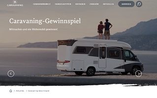 Wohnmobil Gewinnspiel, Caravaning Gewinnspiel