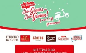 Ferrero Kassenbon Gewinnspiel