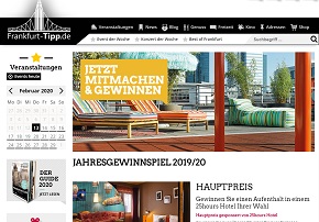 25hours Hotel Gewinnspiel, Frankfurt-Tipp Gewinnspiel
