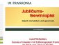 Frankonia Jubiläums-Gewinnspiel, Frankonia Gewinnspiel