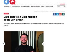 Braun Series 9 Gewinnspiel, GQ Gewinnspiel