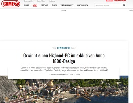 Highend-PC Gewinnspiel, GameZ Gewinnspiel