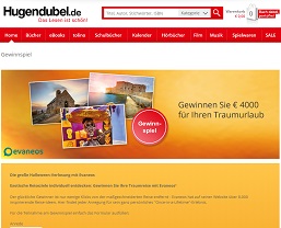 Evaneos Traumurlaub Gewinnspiel, Hugendubel Gewinnspiel