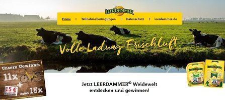Velo de Ville E-Bike Gewinnspiel, Leerdammer Gewinnspiel