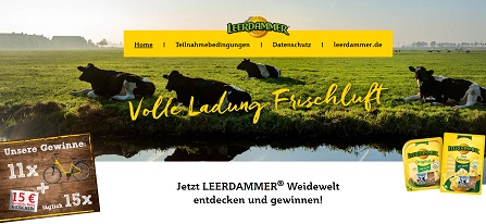 Velo de Ville E-Bike Gewinnspiel, Leerdammer Gewinnspiel