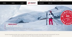 Saas-Fee Winterurlaub Gewinnspiel, Maier Sports Gewinnspiel