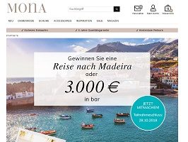 Mona Reise nach Madeira Gewinnspiel, Mona Gewinnspiel