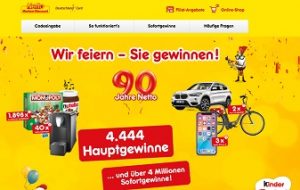 Netto Code eingeben Gewinnspiel, Netto Gewinnspiel