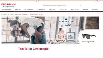 Tom Tailor Duft Gewinnspiel, Rossmann Gewinnspiel