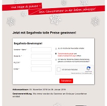 Segafredo Gewinnspiel