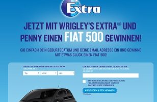 Wrigleys Auto Gewinnspiel, Wrigleys Gewinnspiel