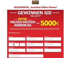 Atlas for Men 5000 Euro Gewinnspiel, Atlas for Men Gewinnspiel