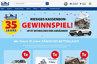 Dänisches Bettenlager Losnummer eingeben, Dänisches Bettenlager Gewinnspiel