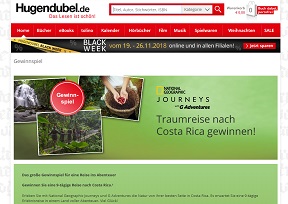 Costa Rica Reise Gewinnspiel, Hugendubel Gewinnspiel