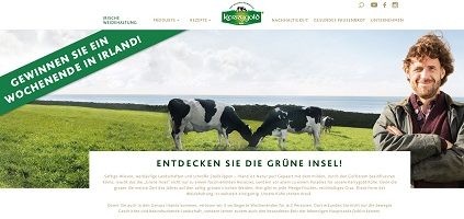 Irland Reise Gewinnspiel, Kerrygold Gewinnspiel
