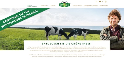 Irland Reise Gewinnspiel, Kerrygold Gewinnspiel