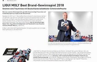 MotoGP Reise Gewinnspiel, Liqui Moly Gewinnspiel