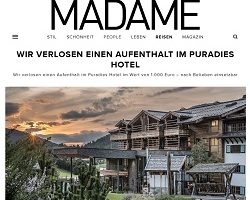 Puradies Hotel Gewinnspiel, Madame Gewinnspiel