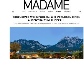 Allgäu Luxus Kurzurlaub Gewinnspiel, Madame Gewinnspiel