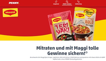 Penny Gewinnspiel, Penny Maggi Gewinnspiel