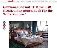 Tom Tailor Boxspringbett Gewinnspiel, freundin Gewinnspiel