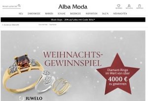 Alba Moda Weihnachts-Gewinnspiel, Alba Moda Gewinnspiel