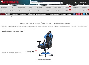 Akracing Gaming Stuhl Gewinnspiel, Alternate Gewinnspiel
