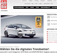 Connected Car Award Gewinnspiel, AutoBild Gewinnspiel