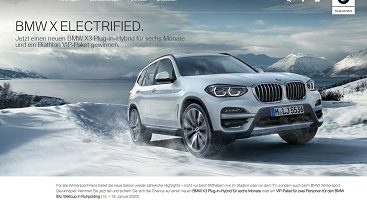 BMW X3 Hybrid Gewinnspiel, BMW Gewinnspiel