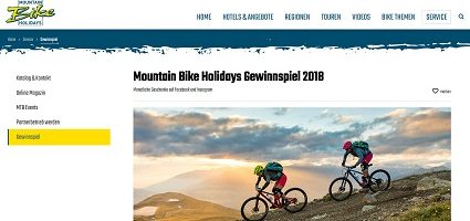Bike Holidays Gewinnspiel