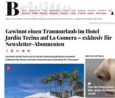 La Gomera Urlaub Gewinnspiel Brigitte Gewinnspiel