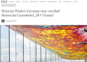 Wien Luxus-Kurzurlaub Gewinnspiel, Elle Gewinnspiel