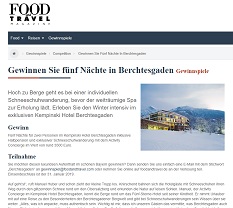 Berchtesgaden Urlaub Gewinnspiel, Food and Travel Gewinnspiel