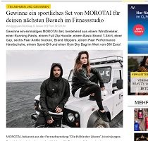 Morotai Sport-Set Gewinnspiel, Grazia Gewinnspiel