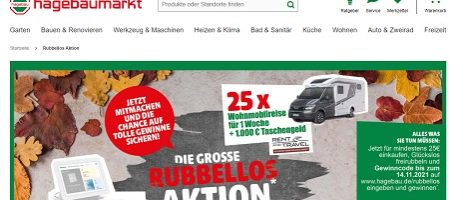 Hagebau Code eingeben, www.hagebau.de/rubbellos, Gewinnspiel, Hagebau Gewinnspiel