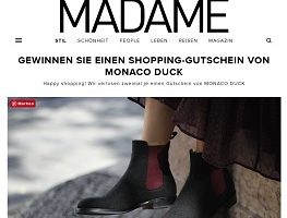 Monaco Duck Gutschein Gewinnspiel, Madame Gewinnspiel
